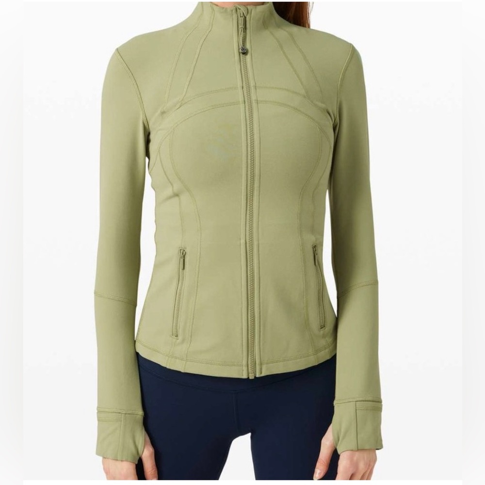 LULULEMON align jacket matcha green size 4, worn once, open to offers